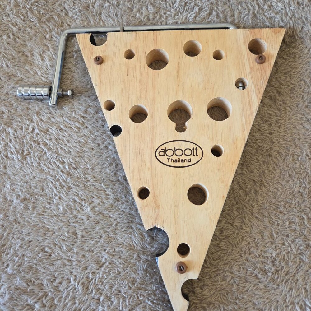 Abbott Wood Cheese Slicer Board – Swiss Wedge